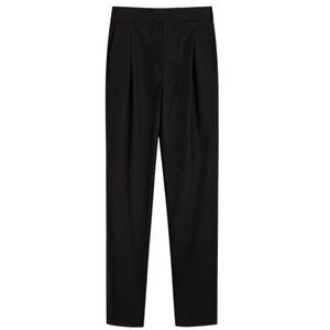 AllSaints Black Women's Tapered Pants - Elastic Waist, Size 4 (US)
